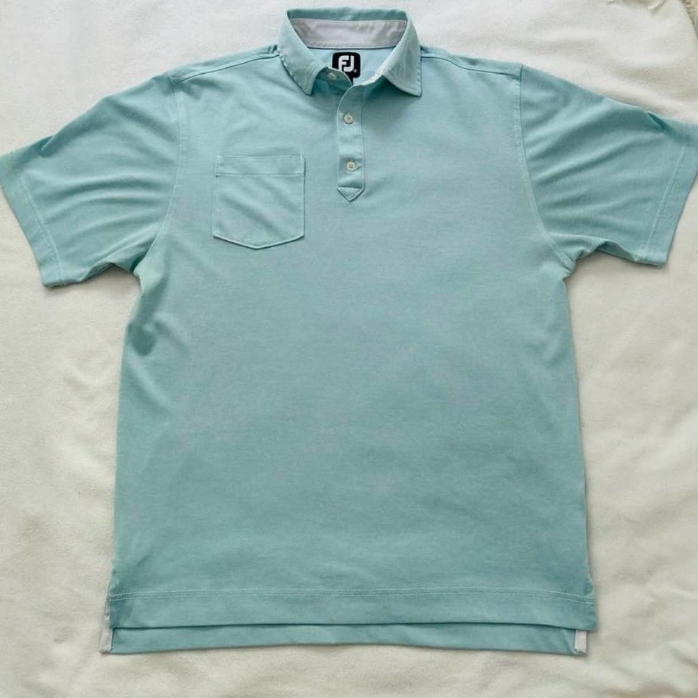 FootJoy FJ Golf Polo Shirt Chest Pocket Sz S